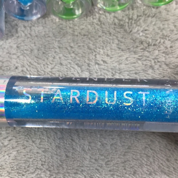 6 Lavender Stardust Glitter Hair Mascara 3 blue 3 green - Picture 3 of 4